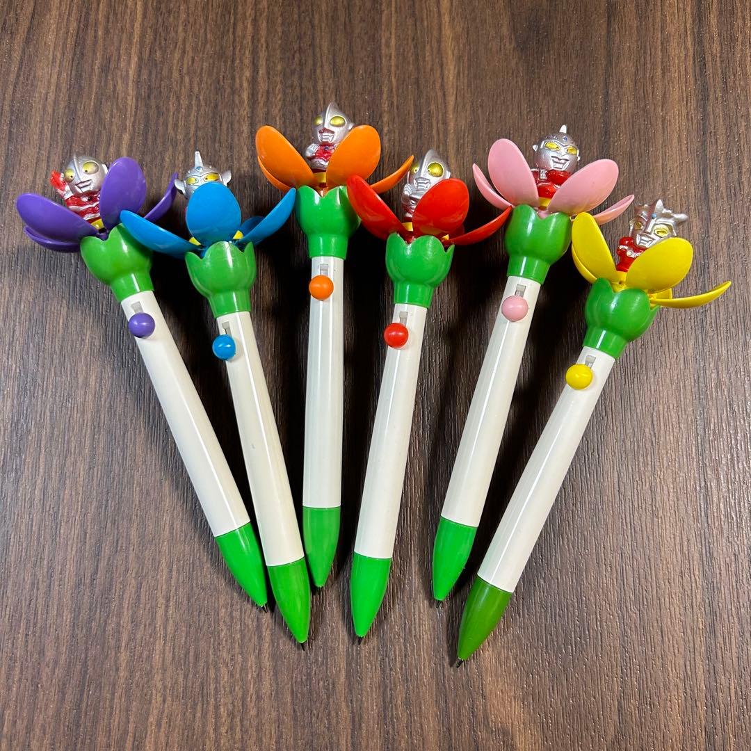 激レア ウルトラマン フラワー ボールペン 6本セット
