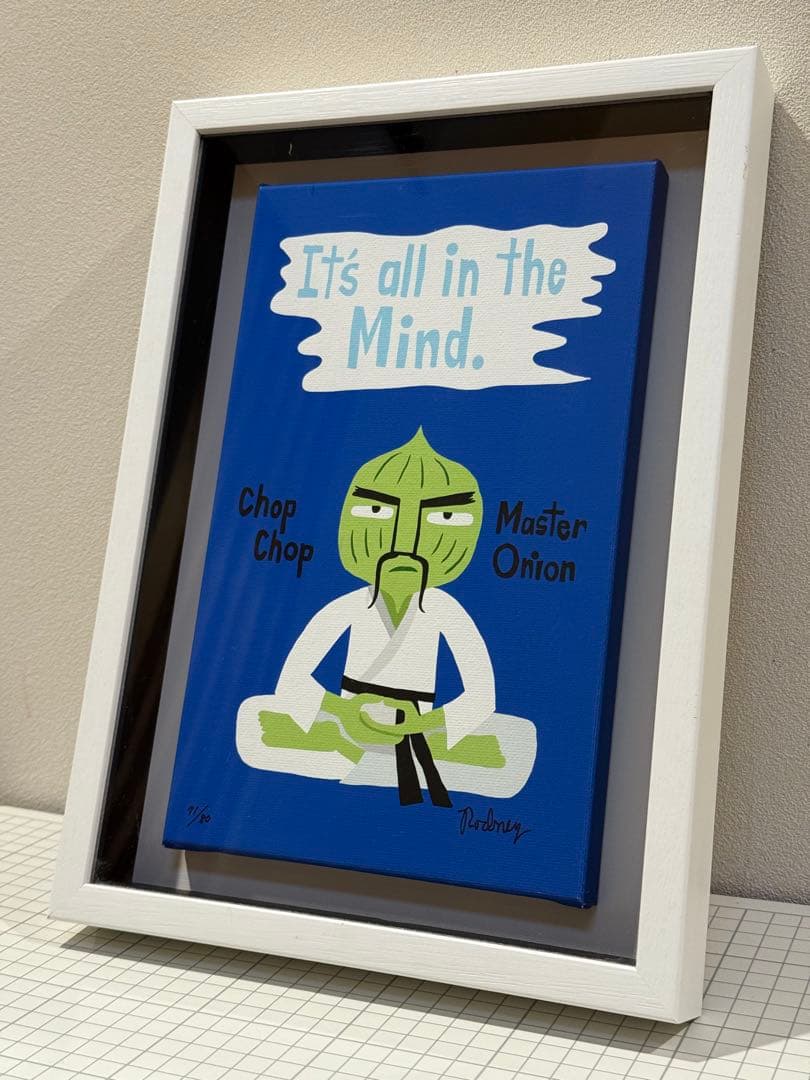 ジクレー版画　ロドニー・A・グリーンブラット　タマネギ先生　絵画　直筆サイン入り