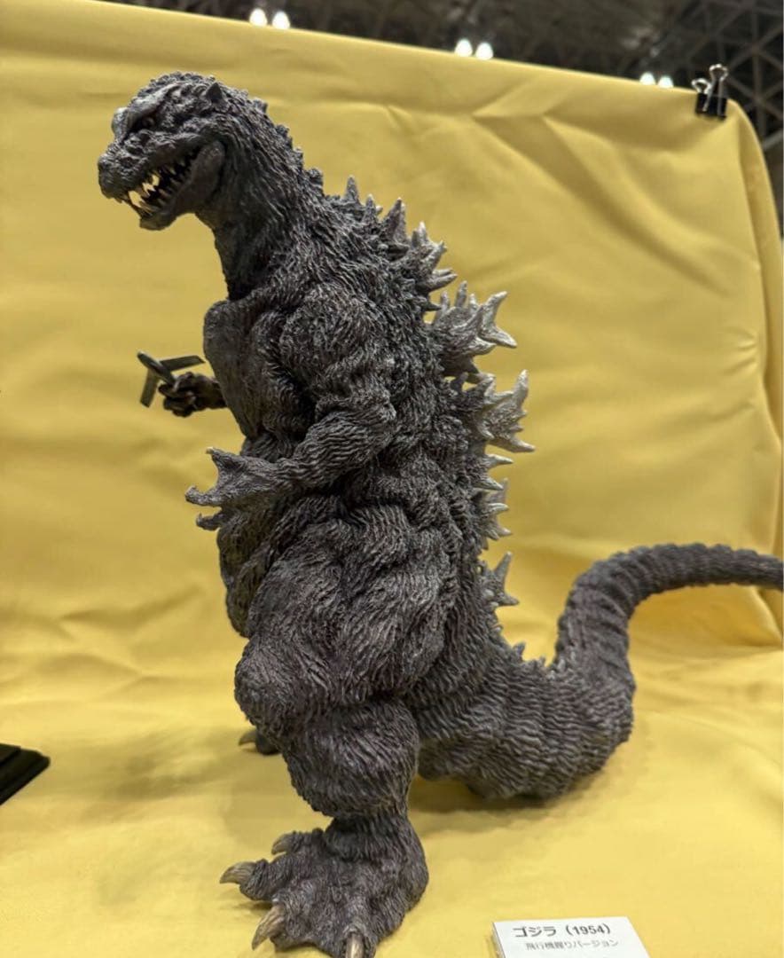ねんど星人　ゴジラ(1954)飛行機握りバージョン　ワンフェス　レジンキット