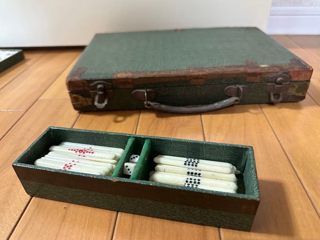 昭和レトロ 麻雀牌セット 竹牌 アンティーク ヴィンテージ ビンテージ