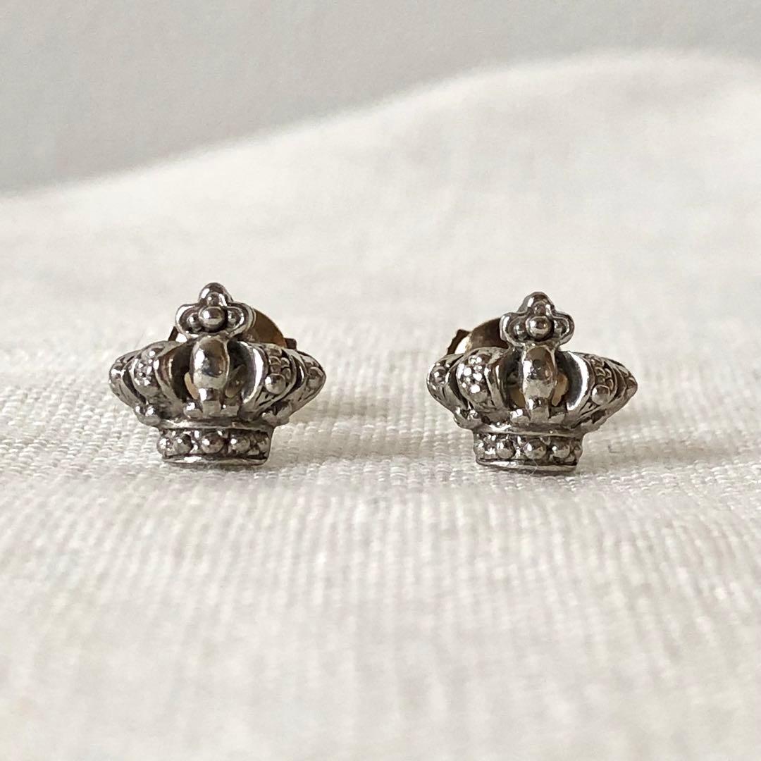 ジャスティンデイビス　クラウン　ピアス　両耳セット