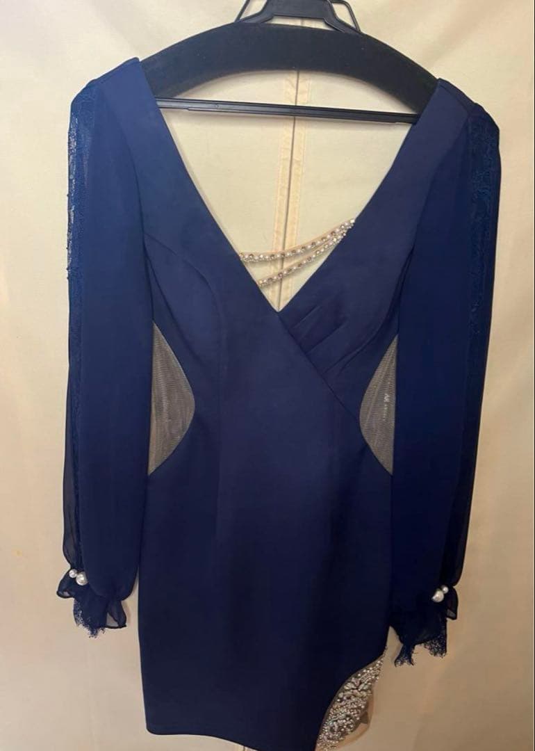 【なみ】キャバドレスAngel R ネイビーAR21847