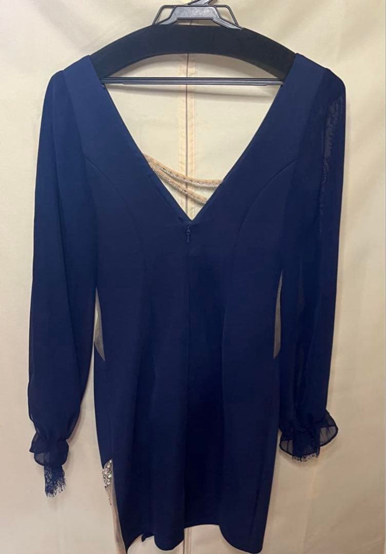 【なみ】キャバドレスAngel R ネイビーAR21847