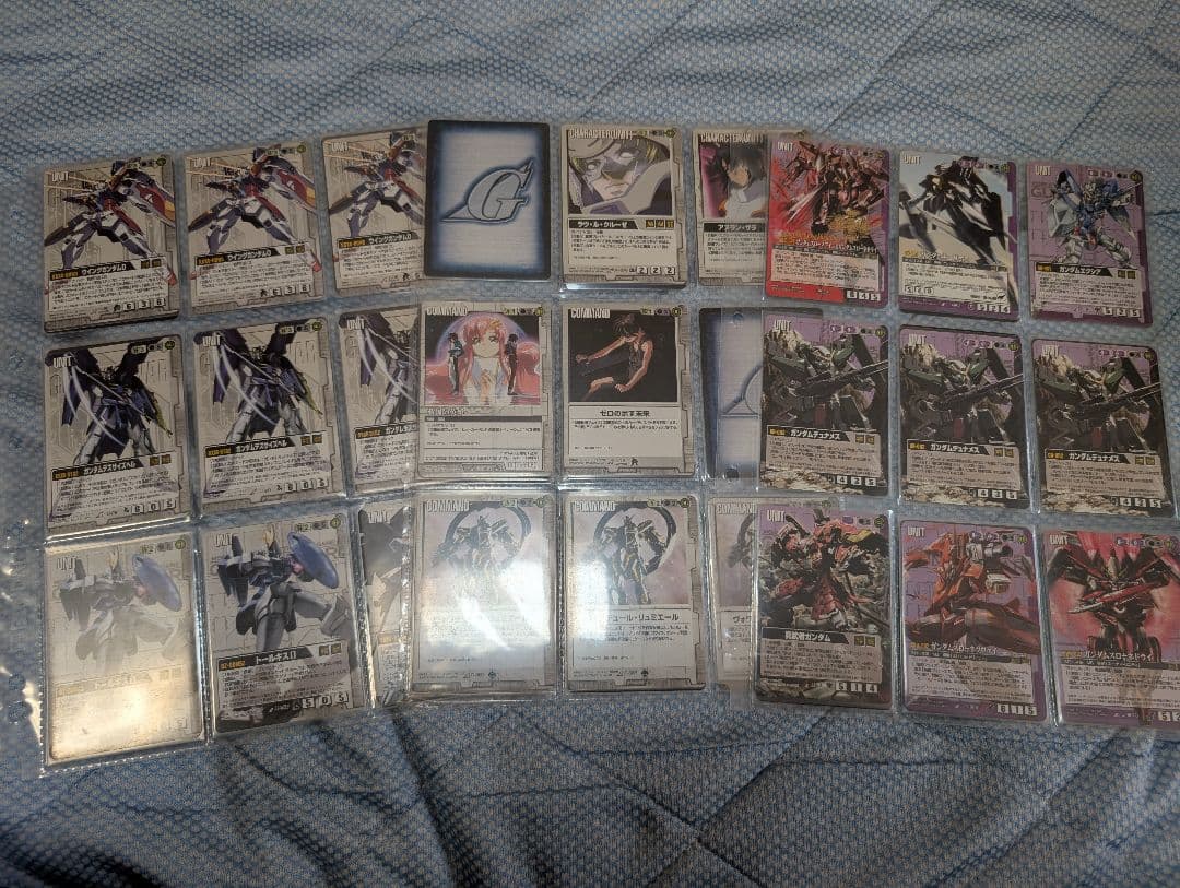 ガンダムウォー 引退時のまま まとめ売り カードバインダー38シート分