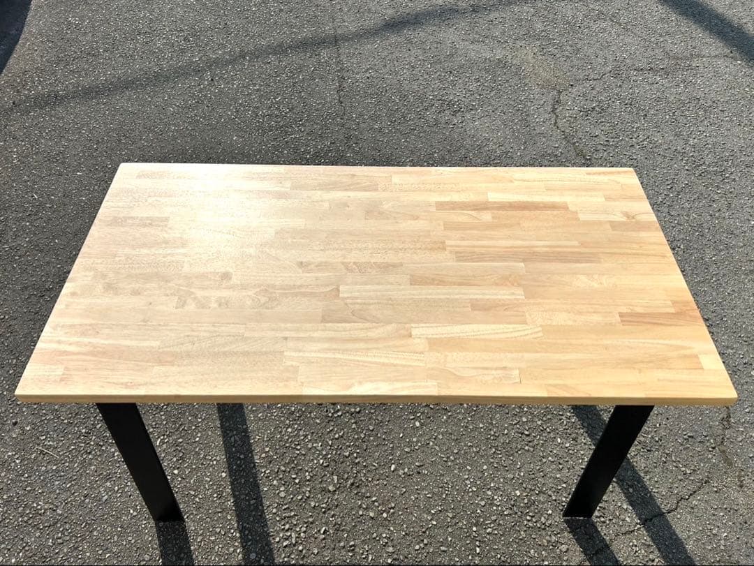 KANADEMONO ダイニング テーブル ラバーウッド N×Black