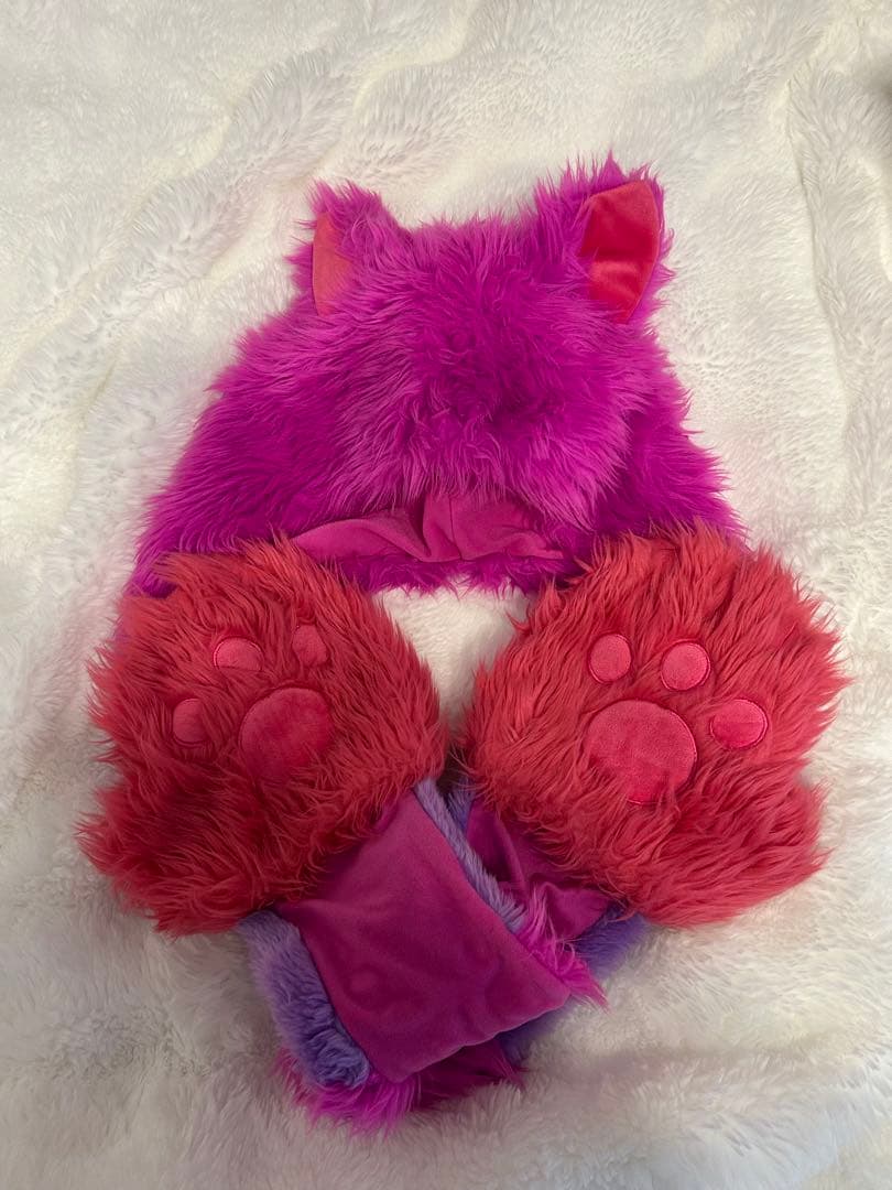 ディズニー チェシャ猫 ファンキャップ マフラー