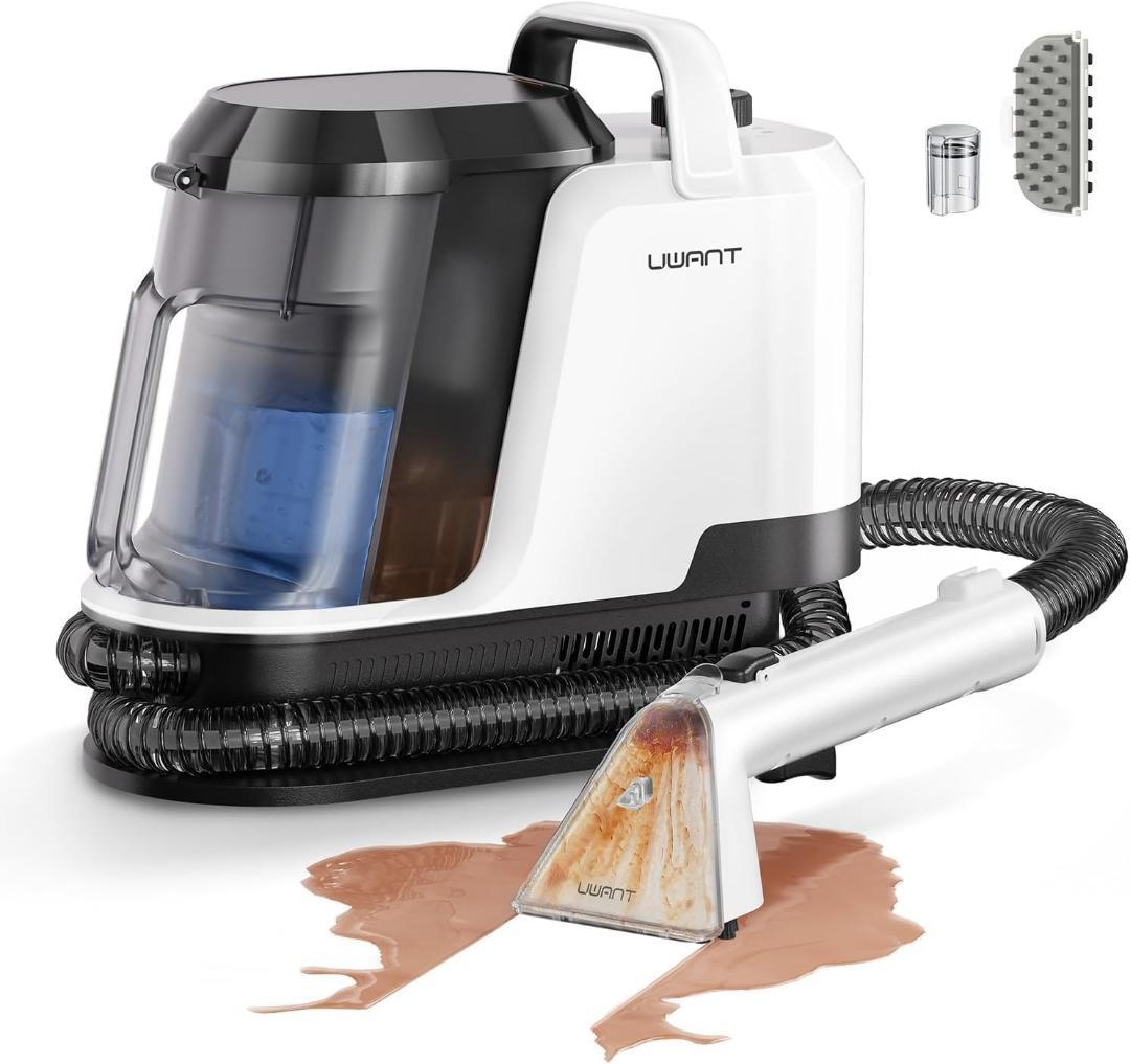 【業務用レベルの洗浄力】uwant リンサークリーナー 16000Pa超強吸引力