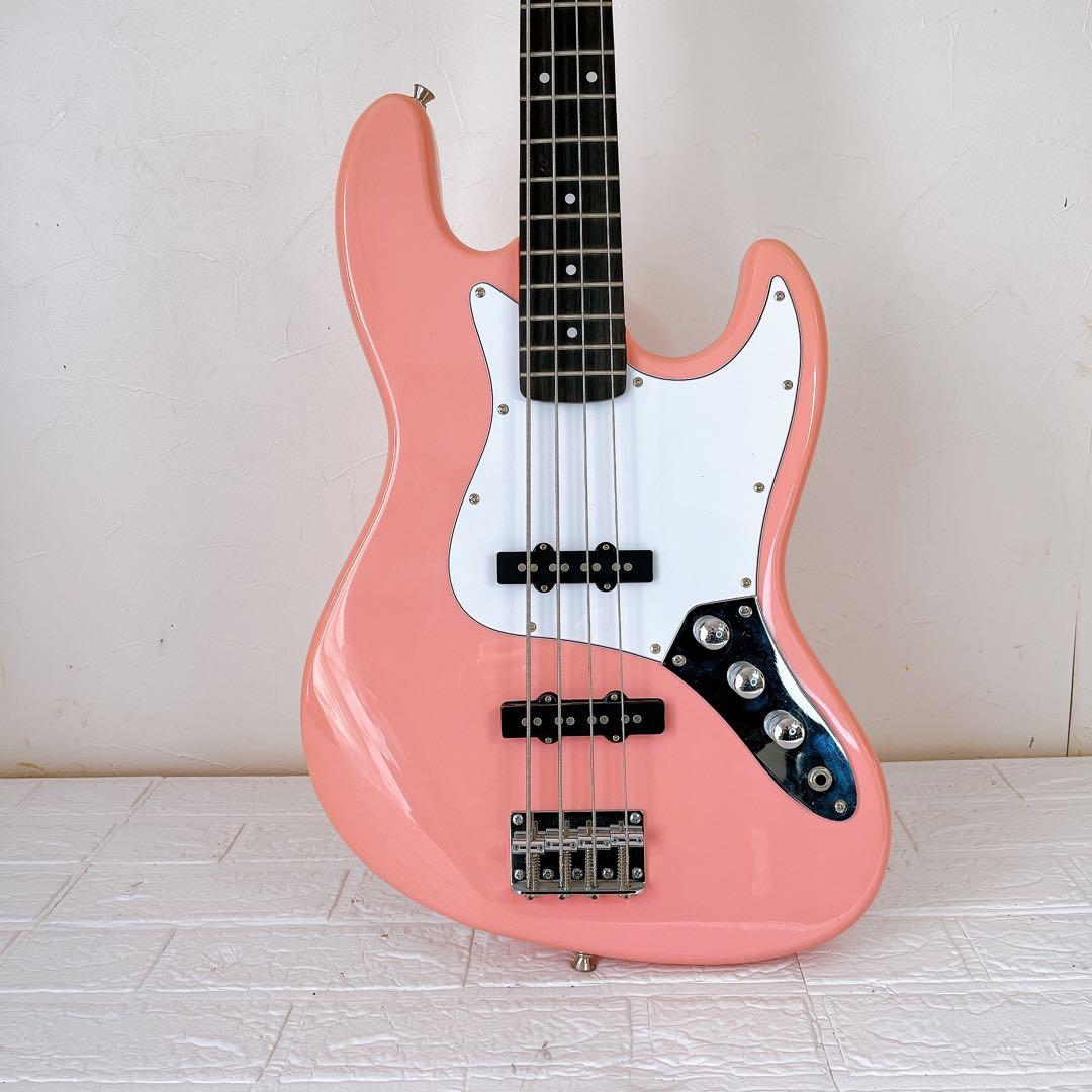 SELDER セルダー エレキベース ピンク 初心者　JB-30 ベース　エレキ