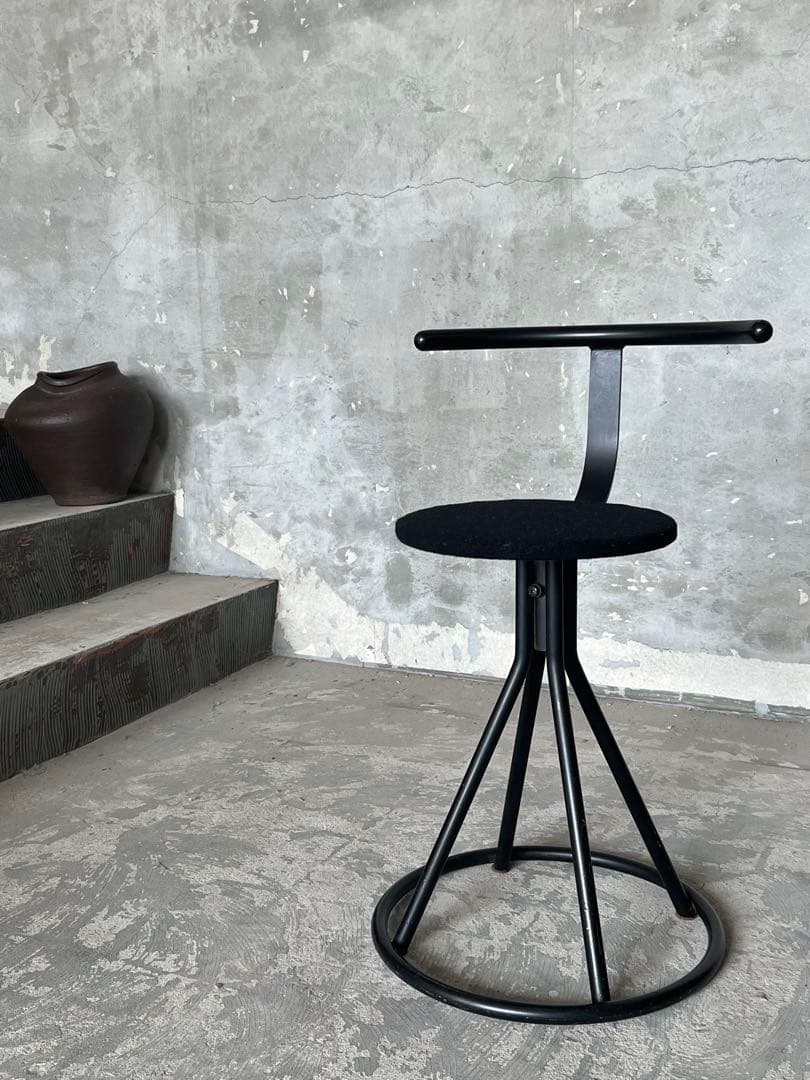 80年代 ポストモダン ヴィンテージ チェアー ／ カウンター回転椅子 店舗什器