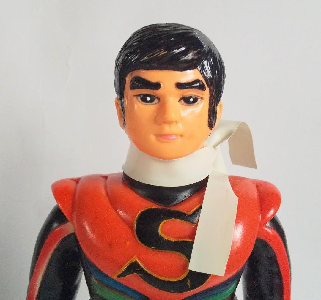 旧バンダイ 仮面ライダーストロンガー 面取れ ソフビ 怪人 仮面ライダー