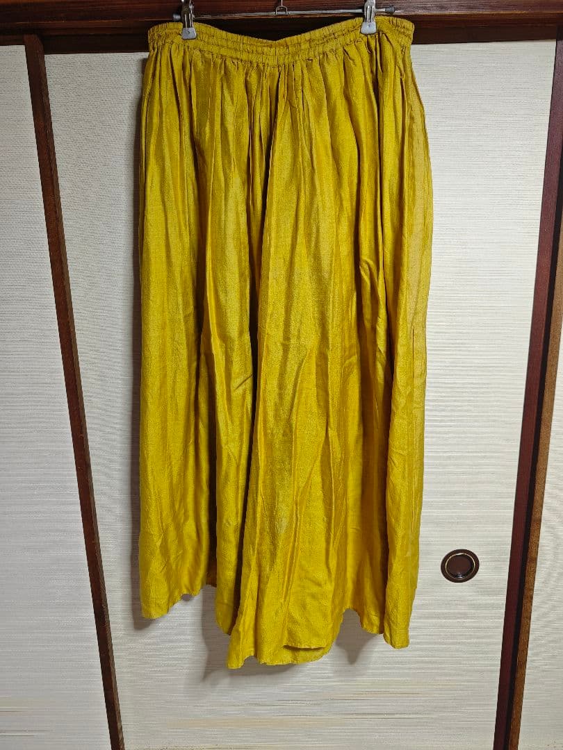 お値下げ！CALICO キャリコ 天然染マルベリシルクブーミーパンツ