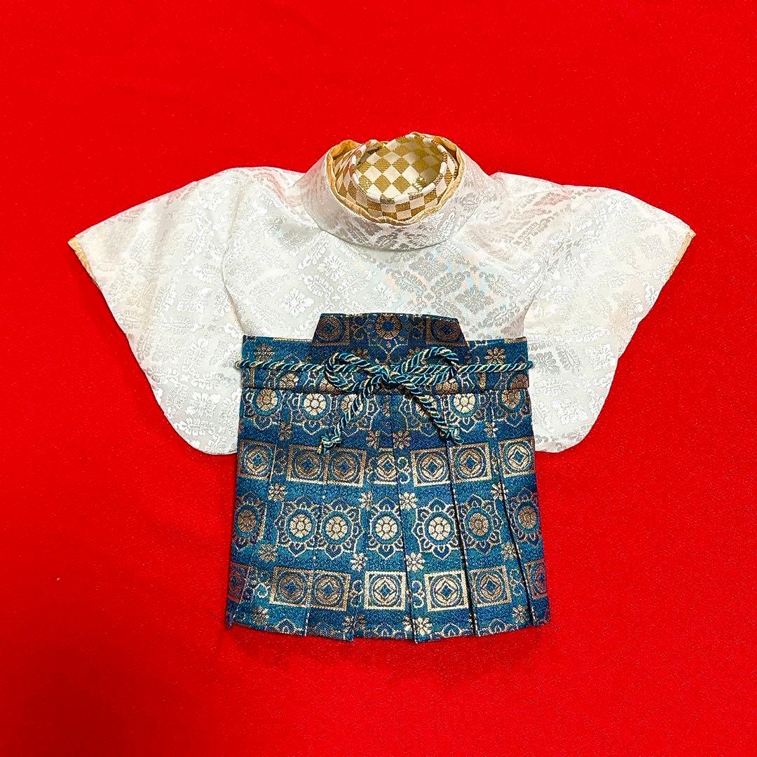 即納✨犬の袴✨犬用本格袴セット XS 白×ブルー