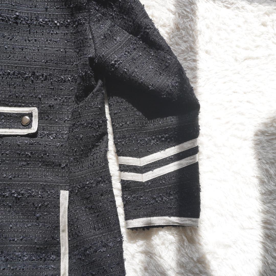 美品 コンダクター　MIXED TWEED OFFICER JKT　ナポレオン