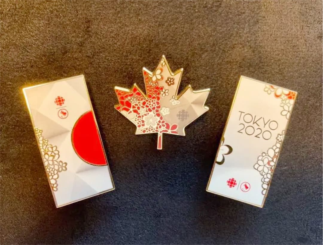 東京 2020 メディア カナダ CBC VIP ピンバッチ