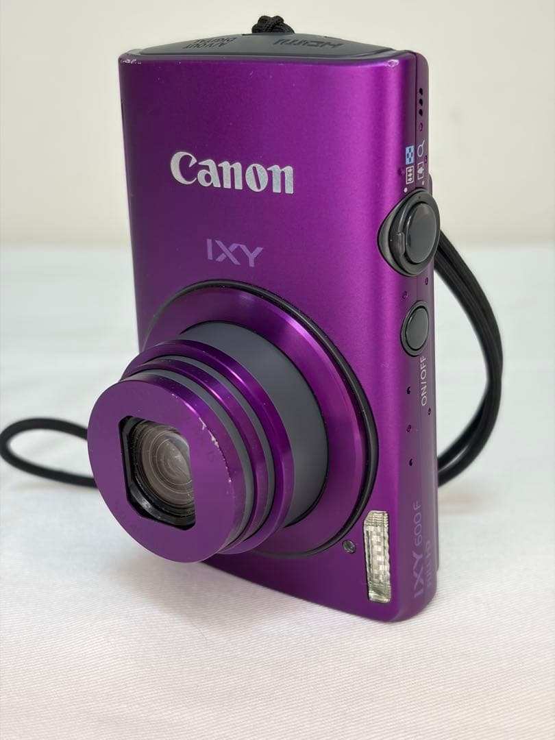訳アリ Canon IXY600fパープルコンパクトデジタルカメラ