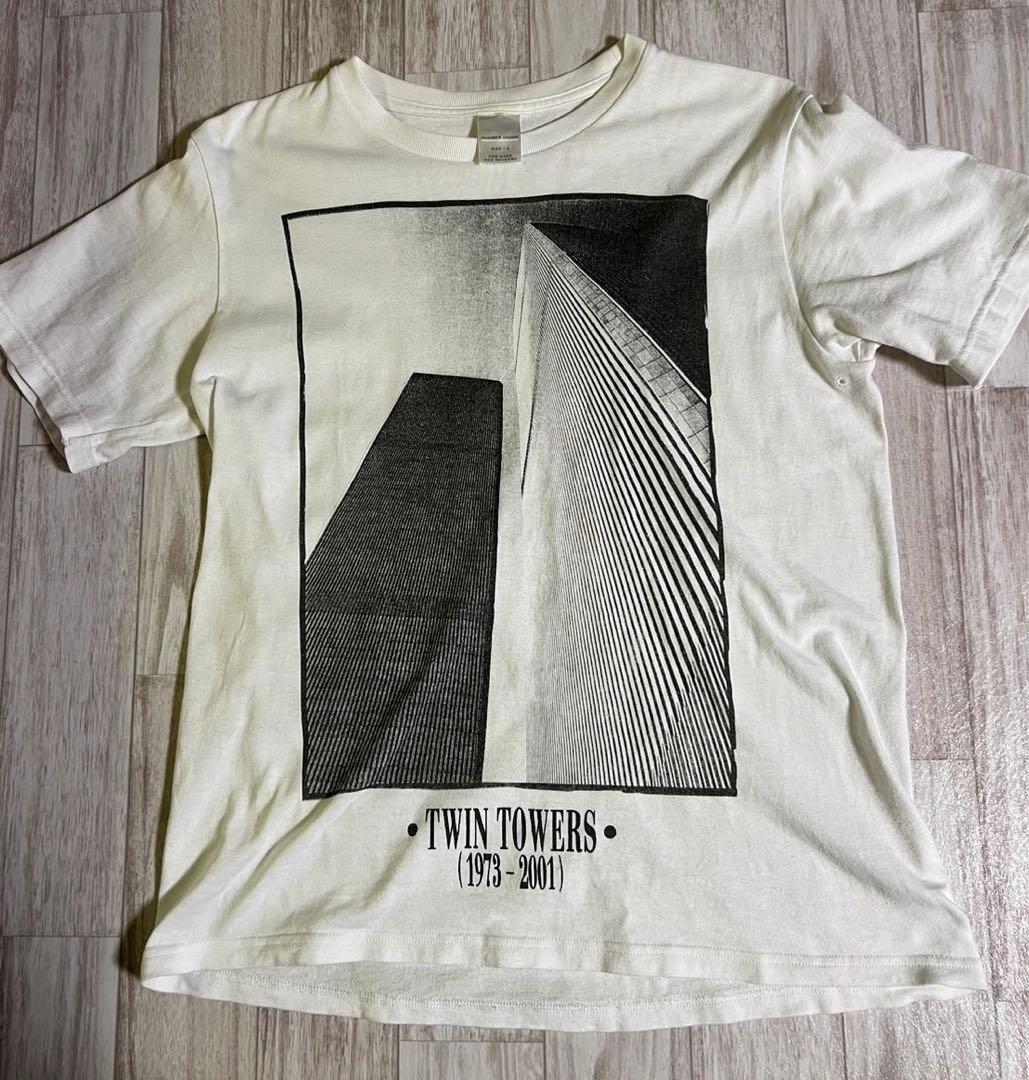 即完売NUMBER(N)INE2002SS激レアツインタワー Tシャツ Lサイズ