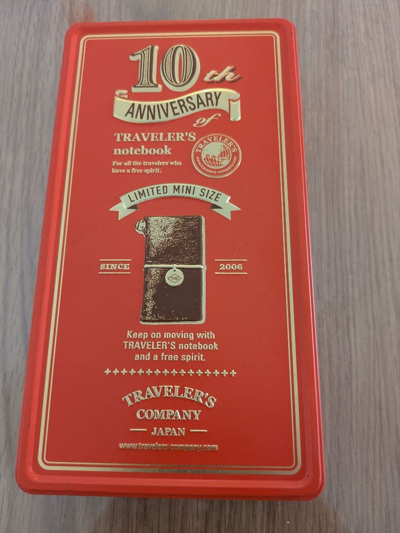 トラベラーズノート　10周年記念限定品