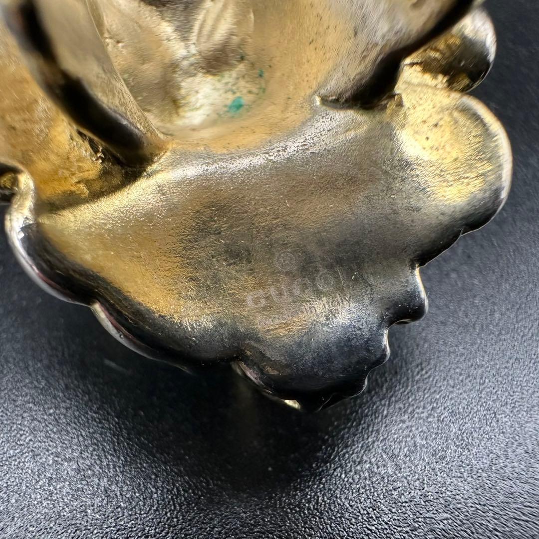 極美品✨　GUCCI　リング　指輪　ライオンヘッド　ロゴ　刻印　1334