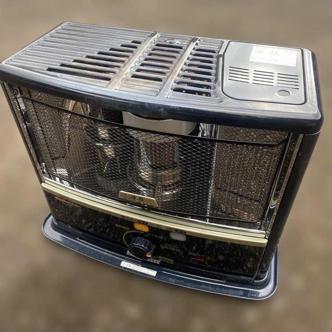 自然通気型開放式石油ストーブ 3.5kW 黒　sx-e3521wy コロナ