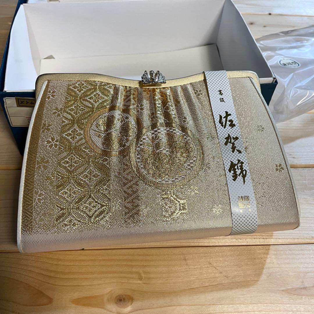 草履バッグセット　佐賀錦　和装　着物　小物　草履　鞄　新品未使用