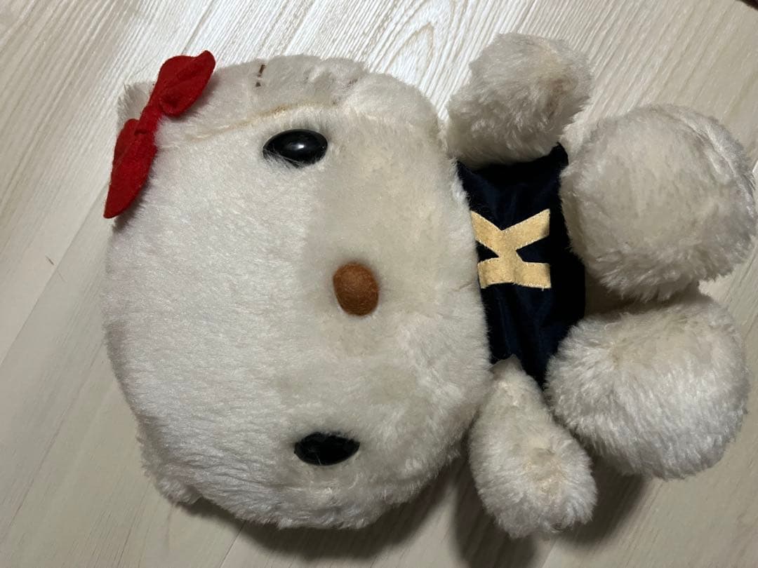 昭和レトロ　ハローキティ ぬいぐるみ サンリオ 1976年製　当時もの　レア