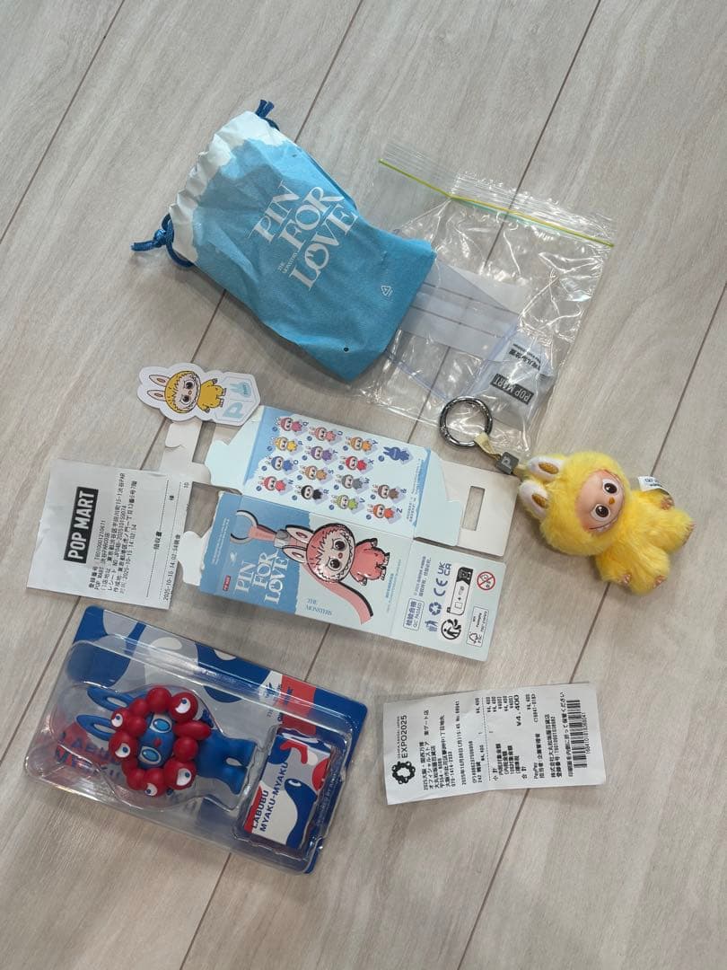 LABUBU MYAKU-MYAKU F➕ラブブ正規品❣️合計2点レシート画像有り