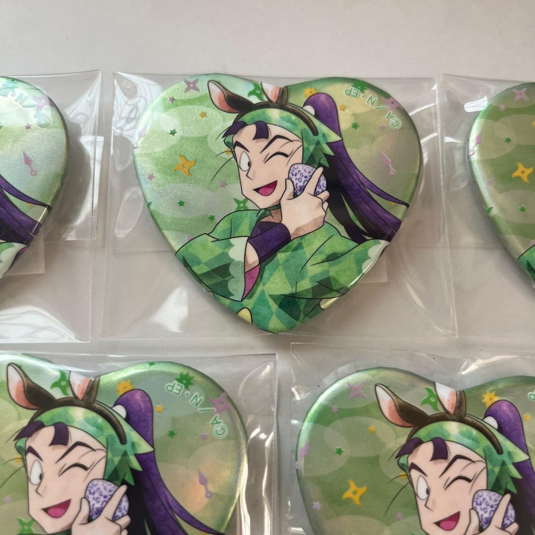 忍たま乱太郎 立花仙蔵 たまご探し ハート 缶バッジ