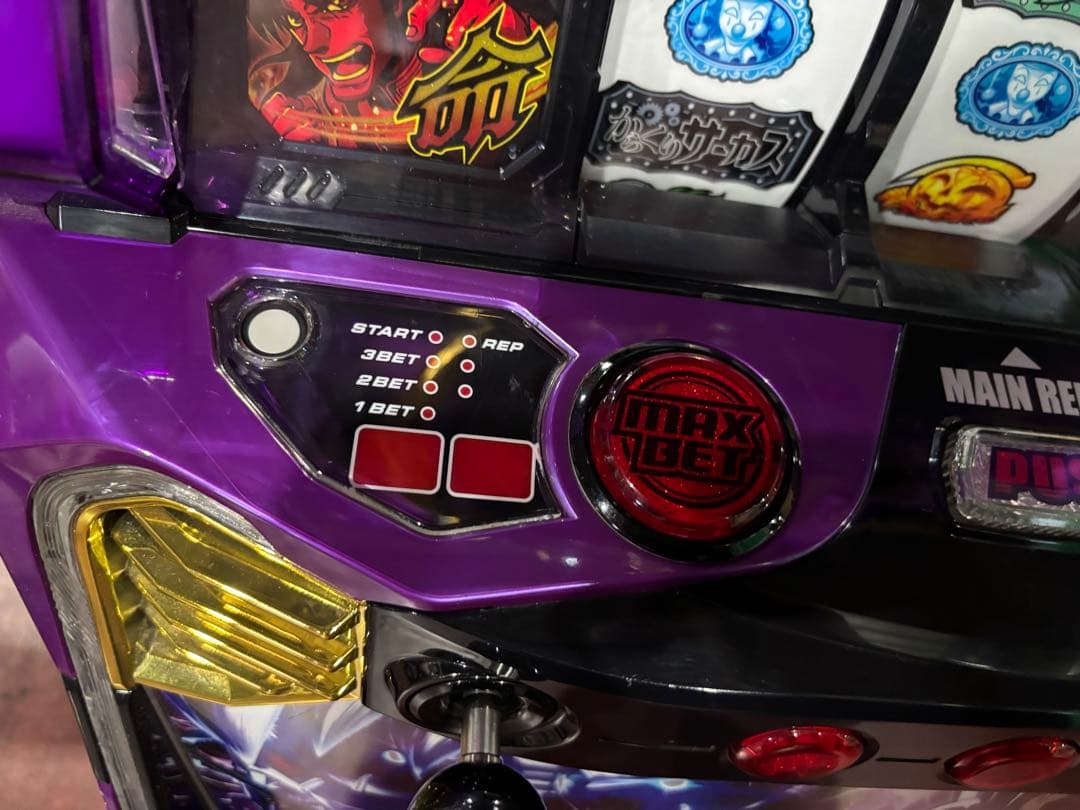 パチスロ実機【からくりサーカス フェイスレスパネル】ユニット付 無段階ボリューム