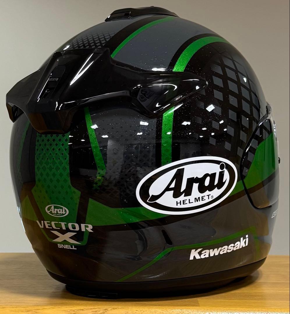 Arai x kawasaki コラボヘルメット テイクオフ (59-60)