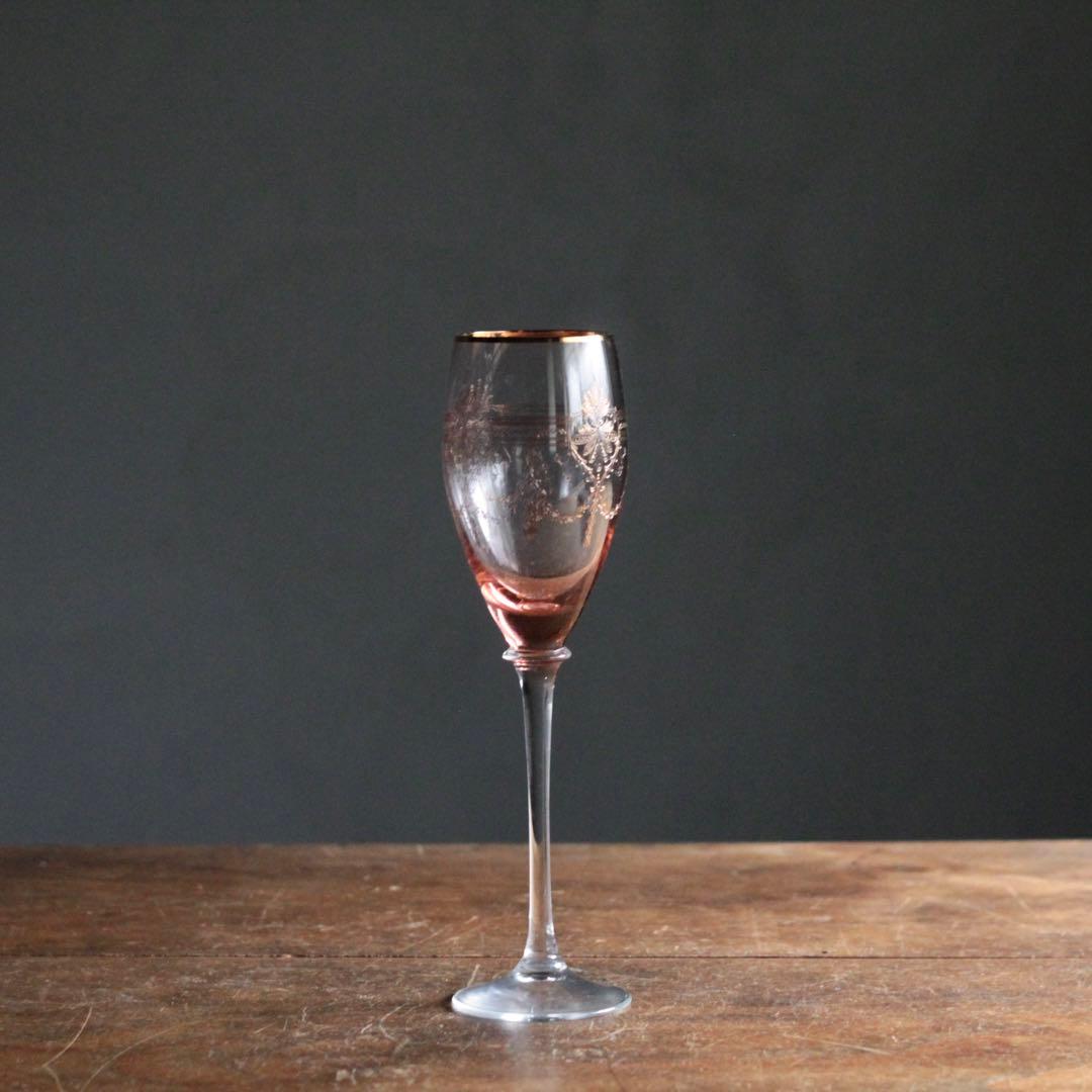 シェリーグラス 古道具 アンティーク ガラス グラス