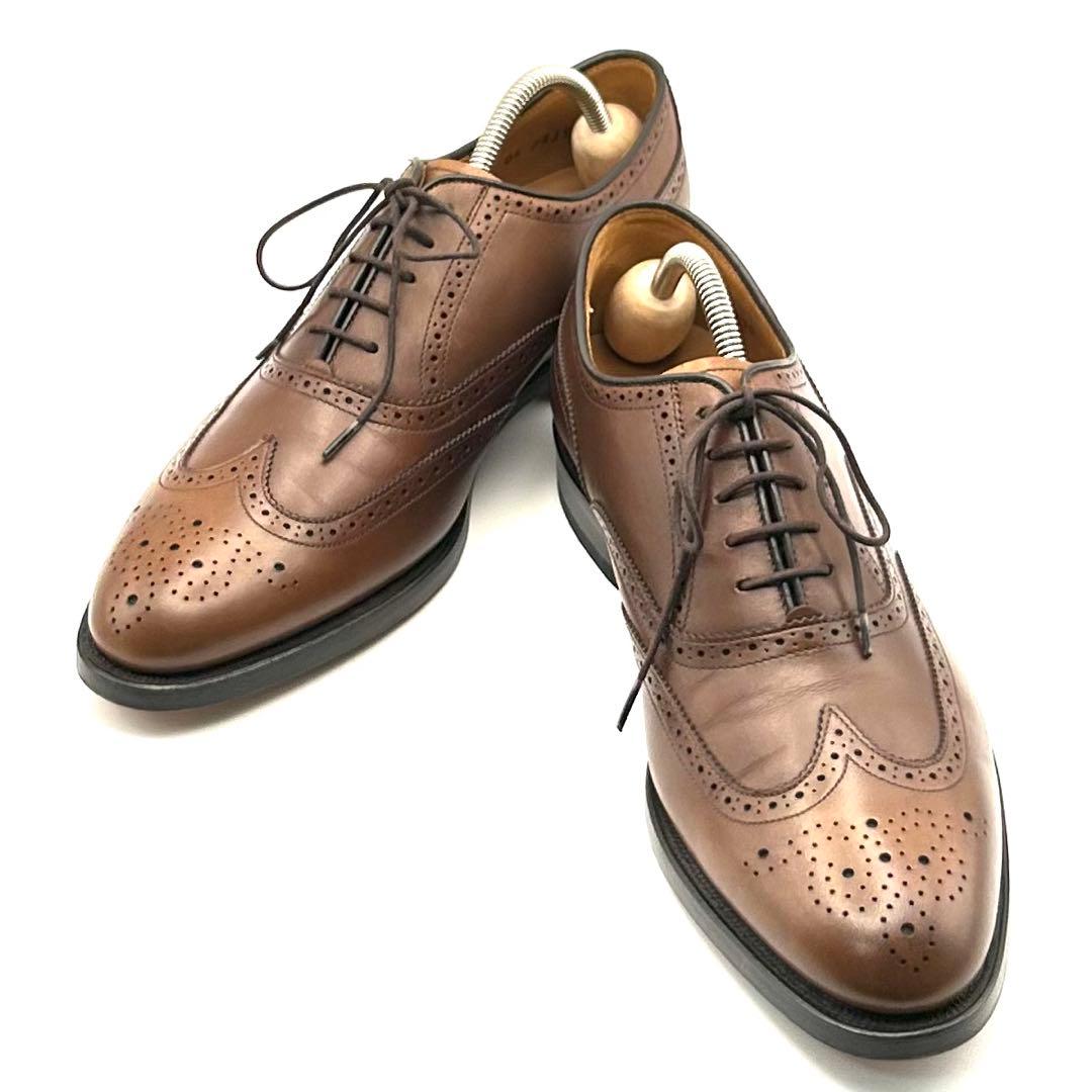極美品✨ REGAL 【25㎝】 ビジネス ウィングチップ レザー ブラウン