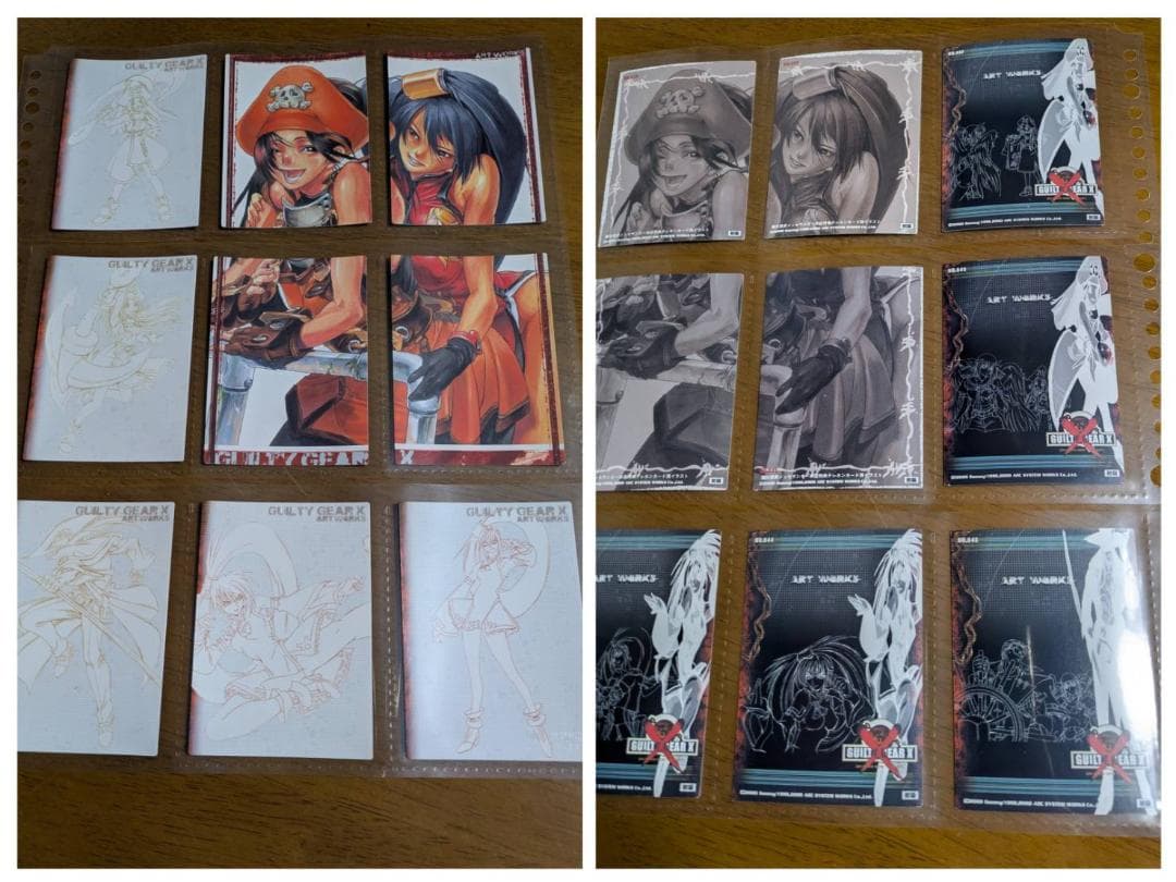 ギルティギアゼクス GGX アートワークス トレーディングカード 65枚セット