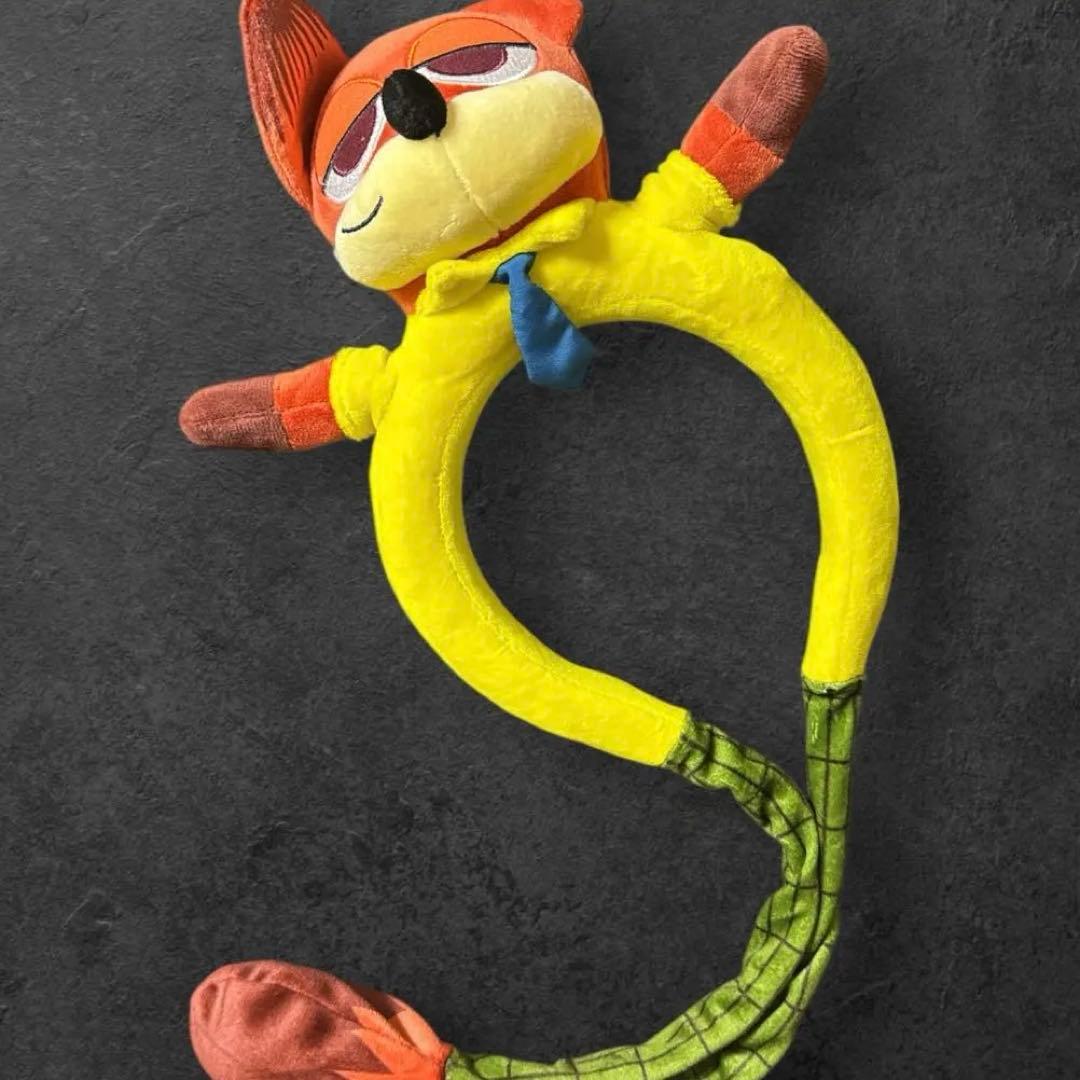 ラスト一点　ズートピア2 ニック　カチューシャ　耳が動く　ディズニーランドパリ