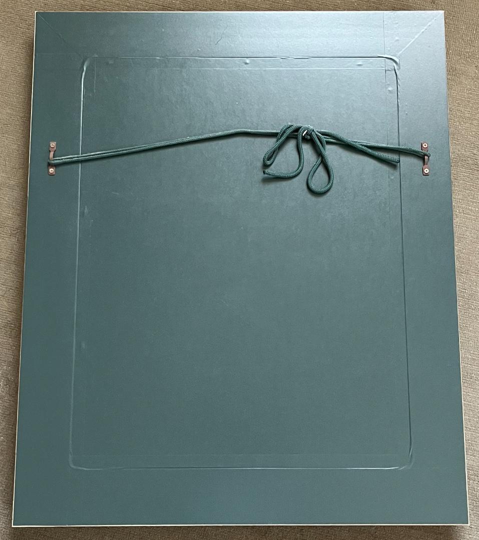 フェルメール　牛乳を注ぐ女　立体複製画　額縁付き