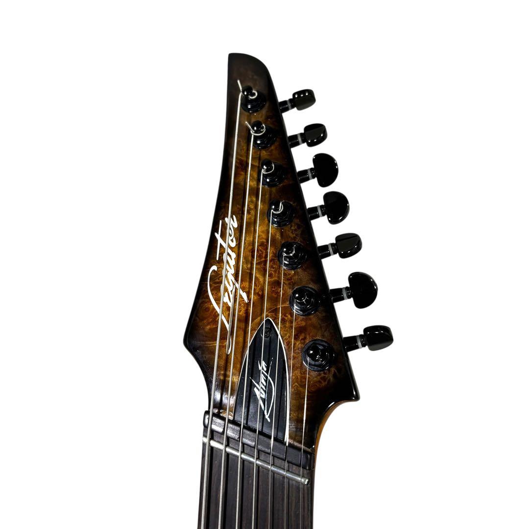 Legator 7弦　エレキギター　EMG搭載　杢目　メタル　アクティブ