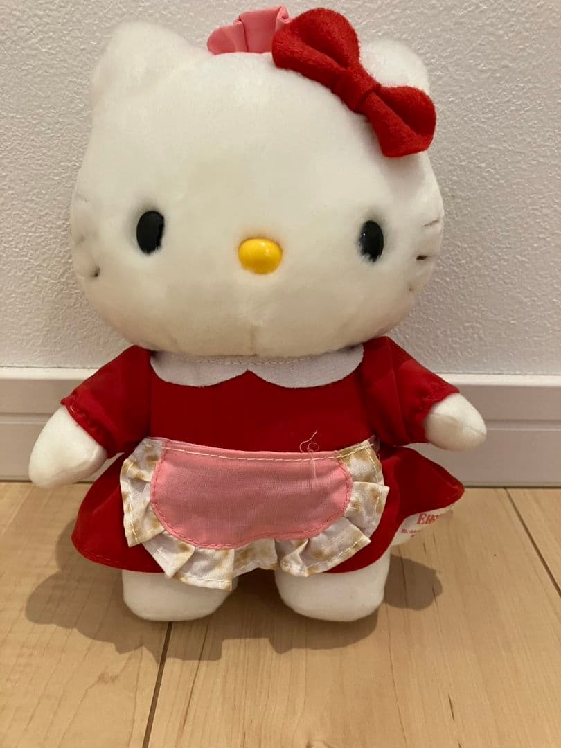 激レア★一般販売なし!! ハローキティ エプロン付きぬいぐるみ