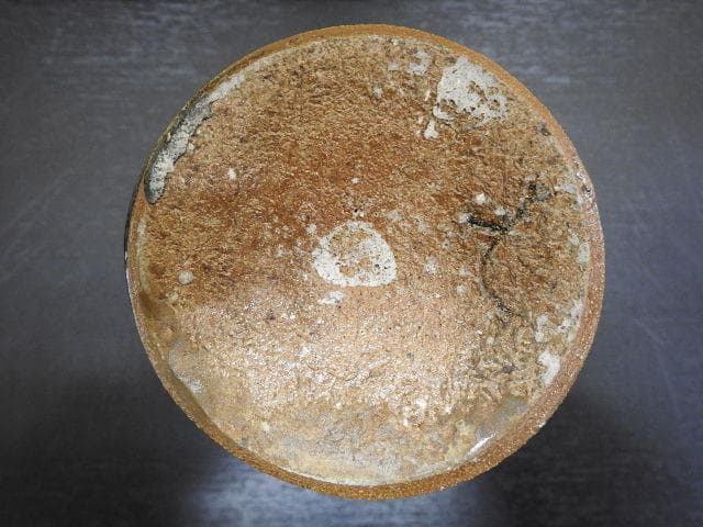 徳沢守俊　花入　須恵窯　朝鮮唐津　共箱　MA33