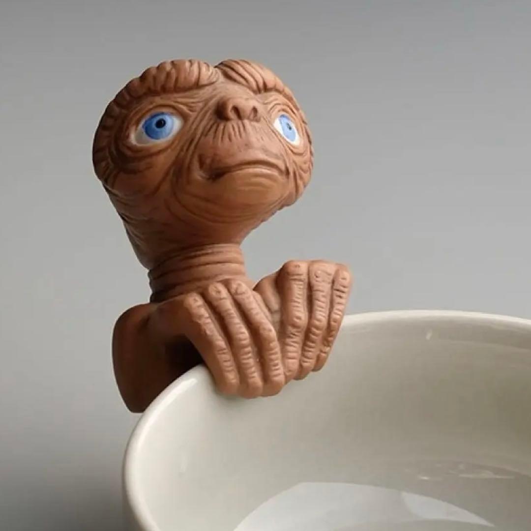 E.T. フィギュア 陶器 ヴィンテージ 1983 AVON フチ子 ユニバ