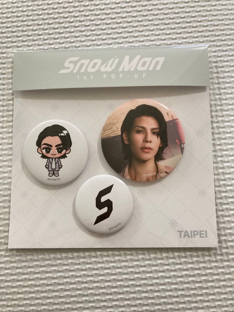 Man popup台北限定9人缶バッジセット　コンプリート