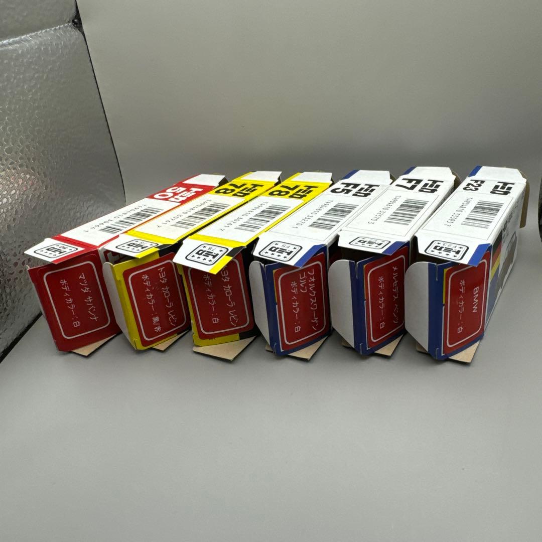トミカ黒箱・青箱 ・赤箱グループＡフェア販売商品12台 (1984年10月発売)