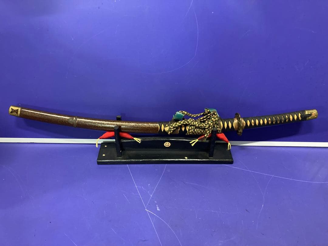 F05）旧家蔵出し 日本陸軍 昭和十三年制定軍刀 拵え 陸軍九八式鐵鞘 軍刀