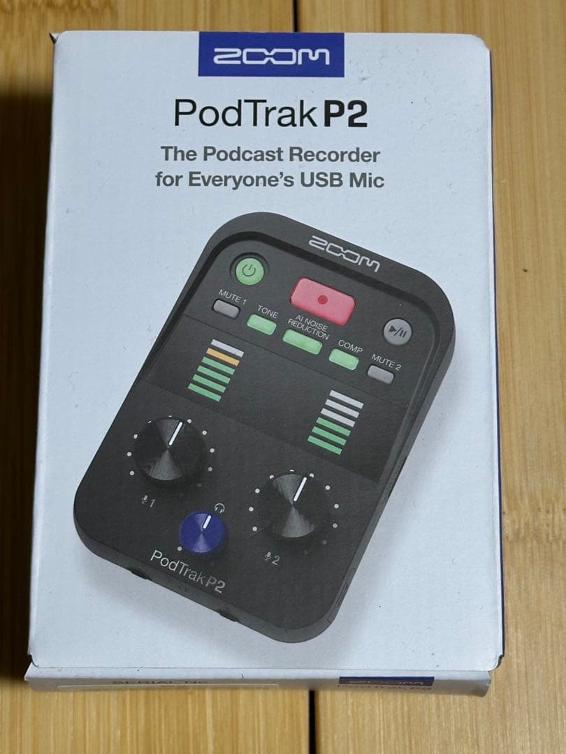 Zoom PodTrak P2 USBインターフェース