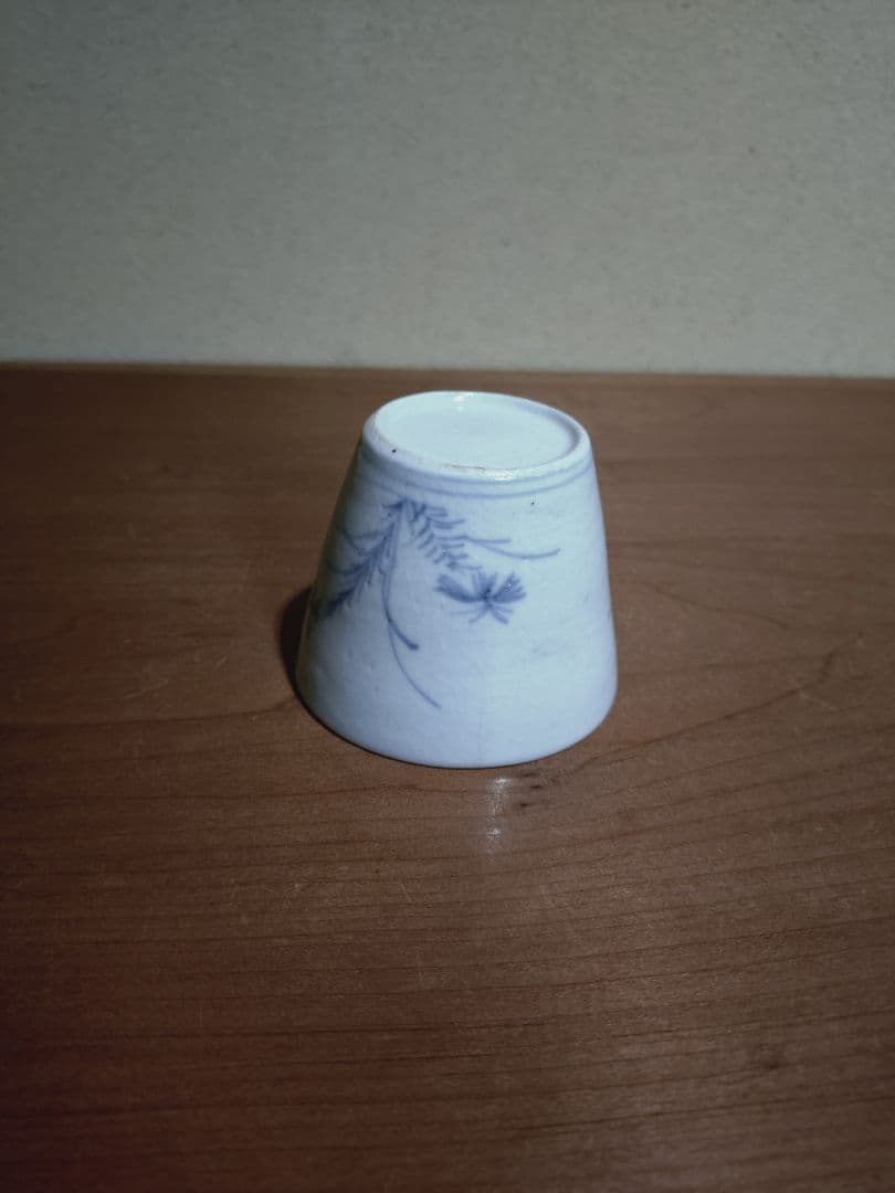 古伊万里 撫子蝶紋 猪口