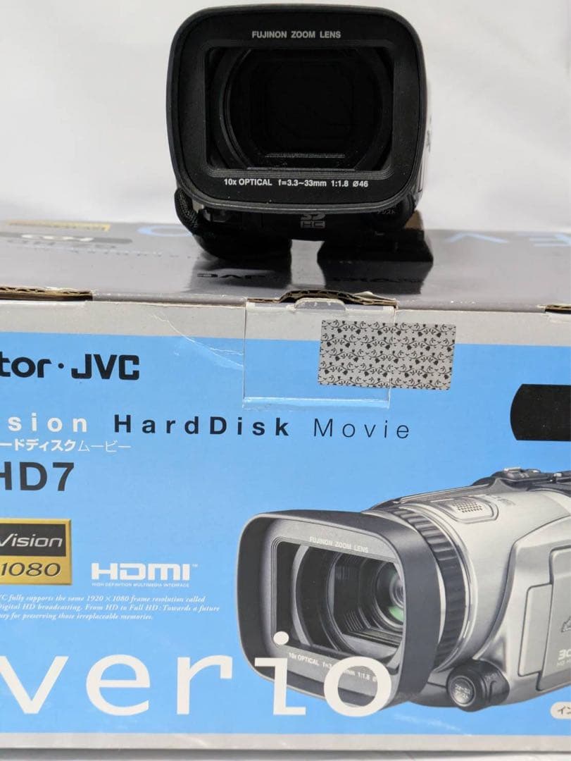 Victor Everio HDビデオカメラ 未使用の付属品多数　説明書、箱付き