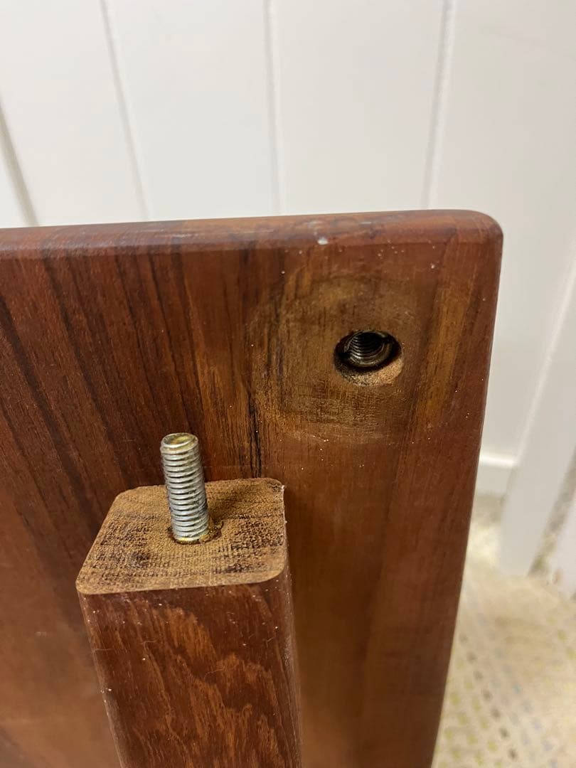 送料込み！　チーク無垢　サイドテーブル　ローテーブル　花代　北欧　ビンテージ