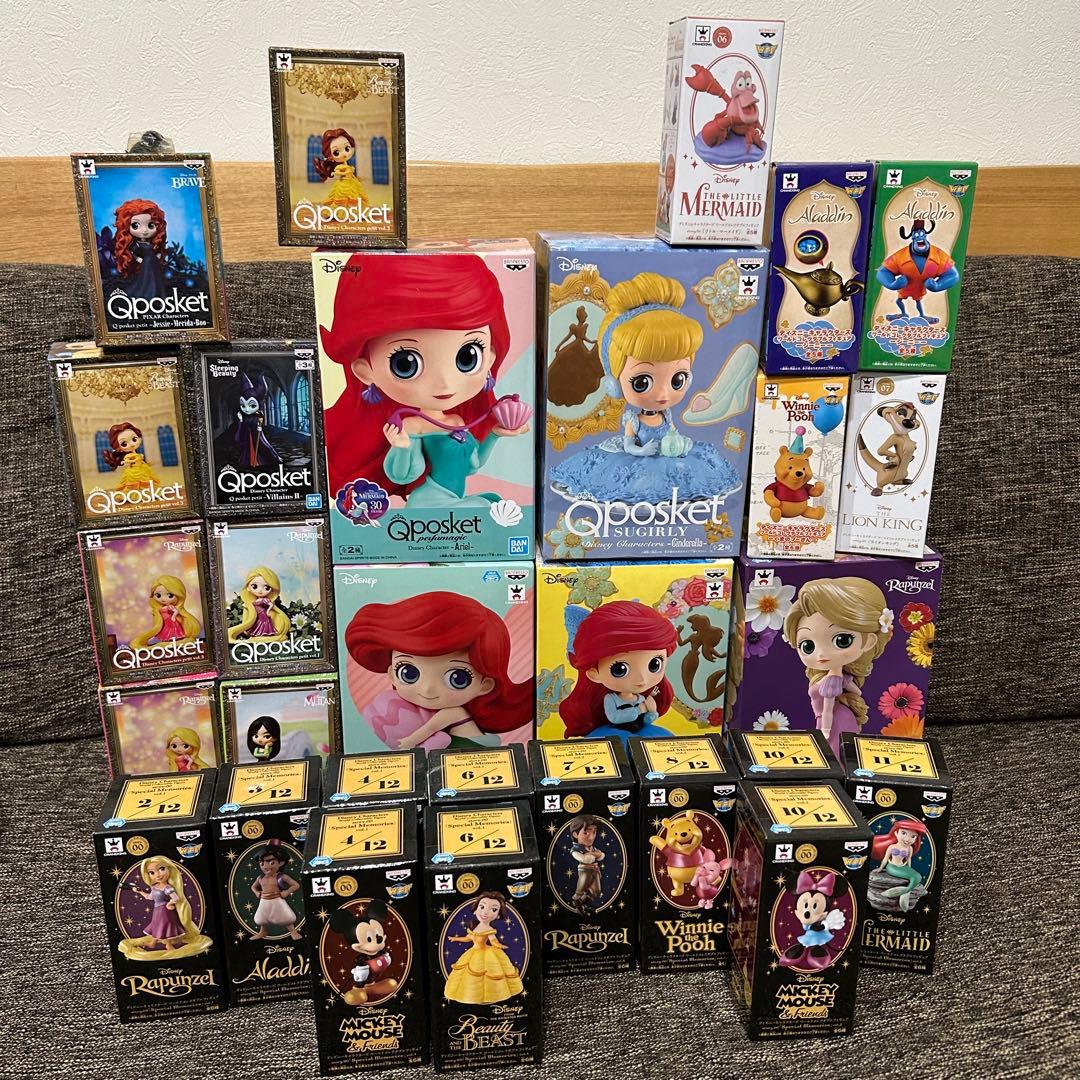 29個　まとめ　ディズニー　ワーコレ　キューポスケットqposket プライズ