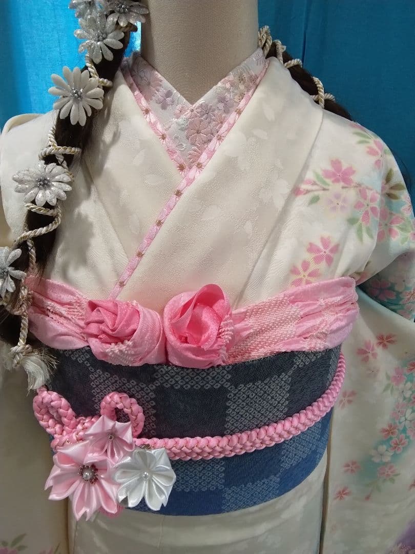 振袖フルセット、正絹振袖成人式、半襟重ね衿、帯揚げ帯締め、袋帯、襦袢、ガード加工