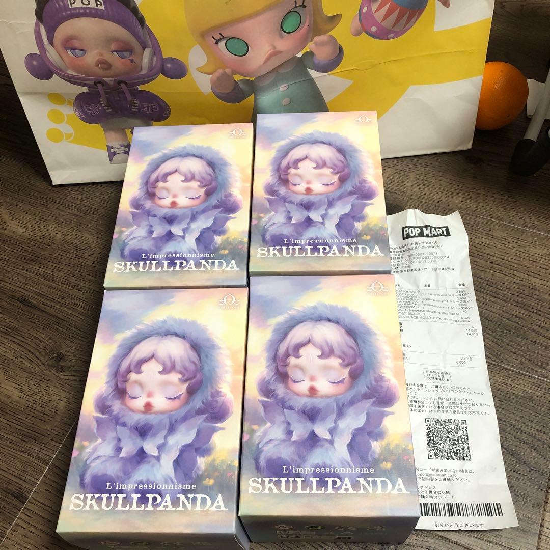 POP MART SKULLPANDA フィギュア 4個セット