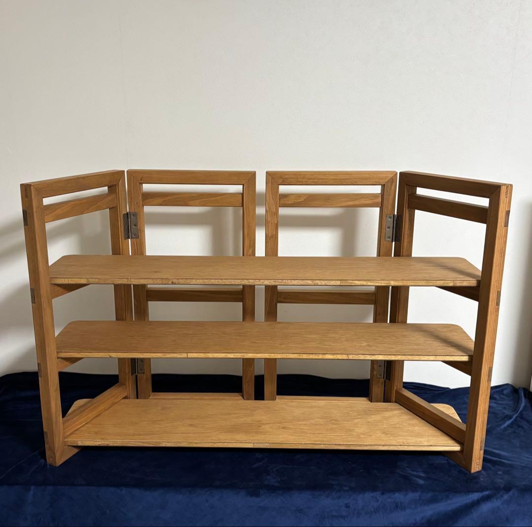 木製折りたたみ棚　　　飾り棚　マルシェ什器