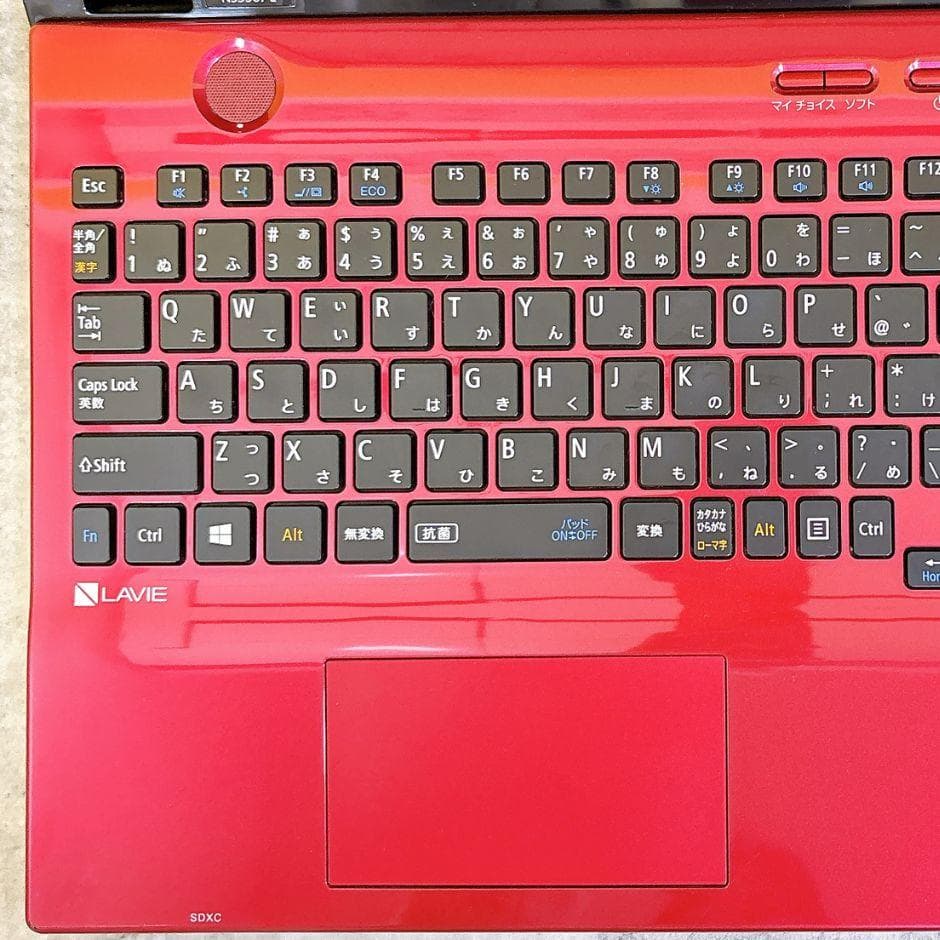 キレイな赤❣新品SSDで快適✨ブルーレイ カメラ付き Windows11仕事趣味